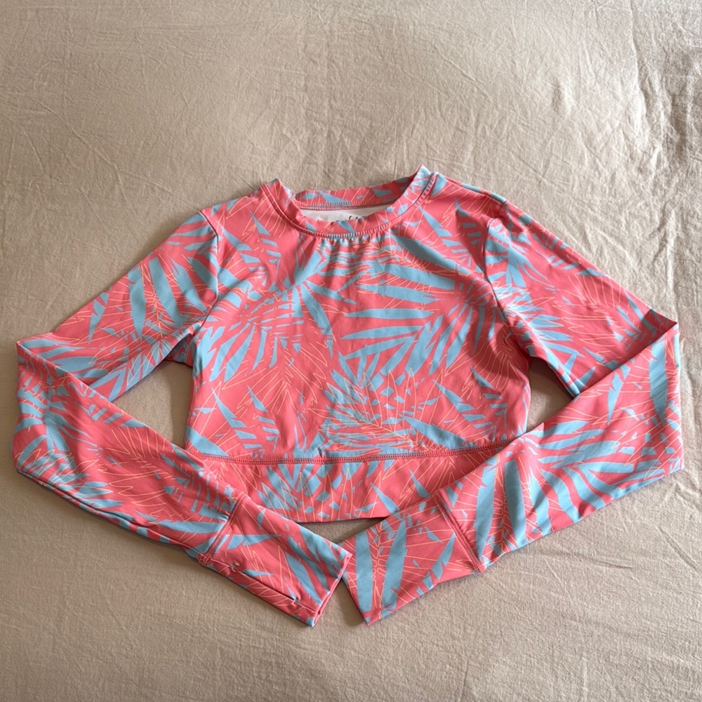 Salt Life Long Sleeve Crop Swim Tee